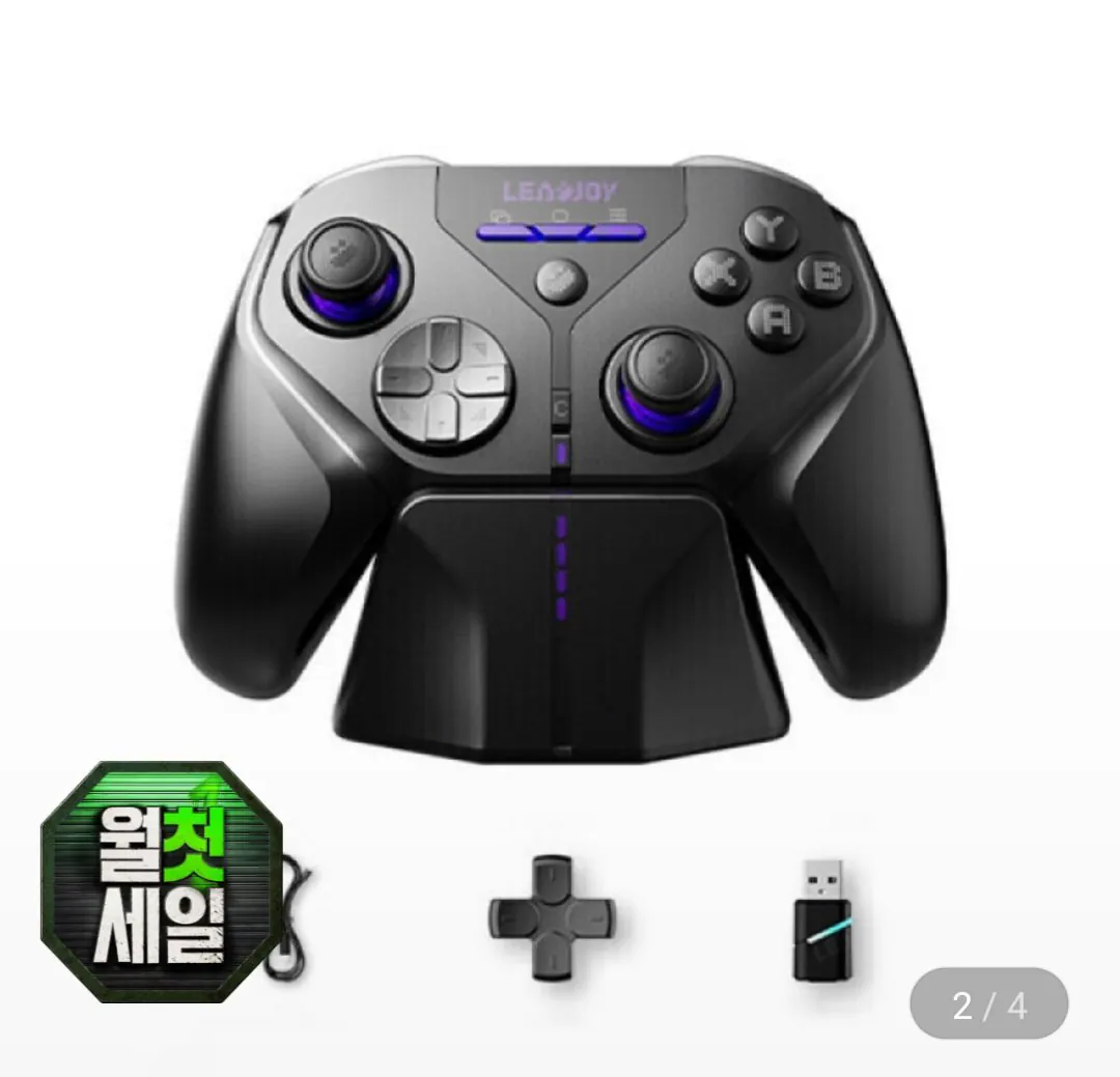 LEADJOY XENO Plus 무선 2.4G 게임패드 컨트롤러 세트 삼성카드
