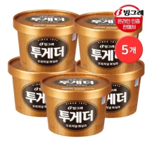 투게더 바닐라 오리지널 900ml * 5개