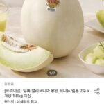 캘리포니아 허니듀 멜론 2수 x 개당 1.8kg 이상