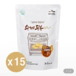 국산콩 오븐에 직접구운 수제두부과자 영양간식 110g 15봉
