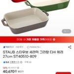 STAUB 스타우브 세라믹 그라탕 디쉬 27cm