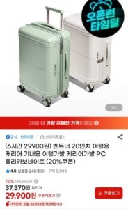 브라이튼 벤트너 20인치 여행용 캐리어