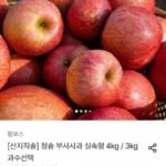 청송 부사사과 실속형 4kg