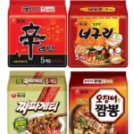 신라면 5봉 + 너구리 5봉 + 짜파게티 5봉 + 오징어짬뽕 5봉 (총 20봉)