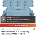 시그니앙 오션 75g평량 물티슈 70매 20팩