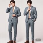 지이크 F/W 이태리 까를로바르베라 블루 수트
