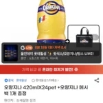 오랑지나 420ml X 24pet+오랑지나 메시백