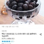 냉동 블루베리 1kg 4팩