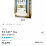 2026 햅쌀 황금미가 10kg