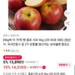 햇 홍로 사과 4kg (28-30과 내외)