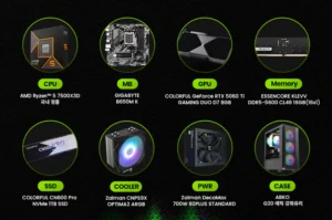 7500X3D+RTX5060Ti 8GB+16G+1TB