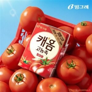 빙그레 캐옴 고농축 토마토 120ml, 24개