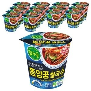 오뚜기 컵누들 똠얌꿍 쌀국수, 44g (15개)