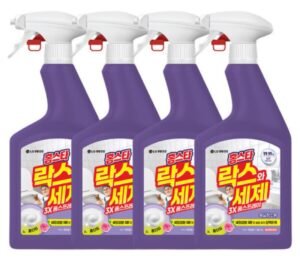 홈스타 락스와세제 스프레이 후로랄 900ml x 4개