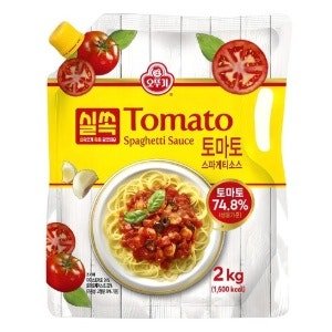 오뚜기 실쏙 토마토 스파게티소스, 2kg (1개)