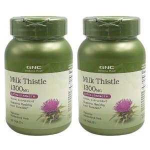GNC 밀크시슬 1300mg 타블렛, 120정 (2개)