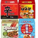 신라면 5입+너구리 5입+짜파게티5입+배홍동 4입