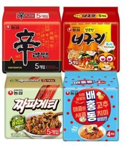 신라면 5입+너구리 5입+짜파게티5입+배홍동 4입