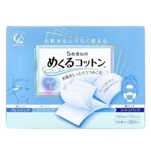 (품절임박) 코튼라보 5겹 메쿠루 화장솜 (80매입 × 1개) 10개입당 614원