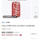 코카콜라 오리지날 350ml 24캔