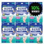 휴족시간 지압자극 쿨링시트 4매입 x 6
