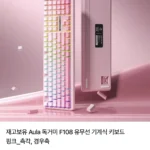 Aula 독거미 F108 유무선 기계식 키보드 핑크 경우측
