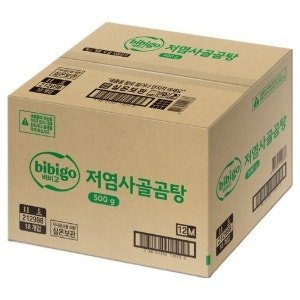 비비고 저염 사골곰탕, 500g (18개)