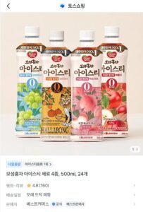 동원 보성홍차 아이스티 제로 500ml 4종 6개씩 총 24페트