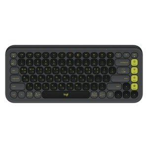 로지텍 POP ICON KEYS 멀티디바이스 무선 블루트스 키보드 (그래파이트 × 920-013095 × 제조사축)