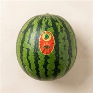 지니포모어 고당도 꿀수박, 못난이 수박, 3kg 내외, 1개