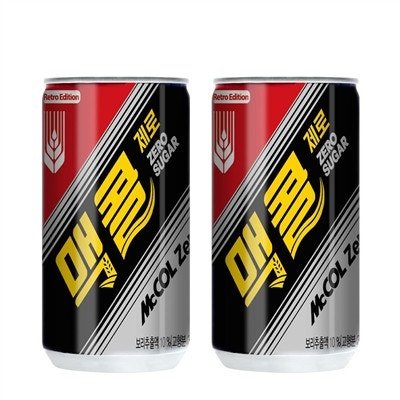 맥콜 제로 190ml, 60개