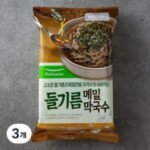 풀무원 들기름 메밀막국수 2인분, 391.4g (3개) (391.4g × 3개)