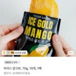 아이스 망고바 70g x 10개