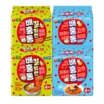 배홍동 비빔면 8입 + 배홍동 칼빔면 8입 (총 16봉)