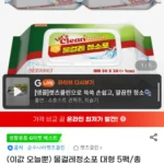 렛츠클린 물걸레청소포 대형 5팩/총150매(팩당30매)
