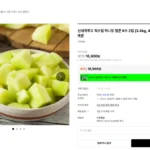 신세계푸드 직수입 허니듀 멜론 6수 2입 3.4kg