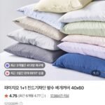 진드기차단 방수 베개커버 40x60 1+1