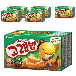 고래밥 볶음양념맛, 46g (6개) (46g x 6개)