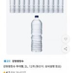 강원평창수 무라벨 2L 12개