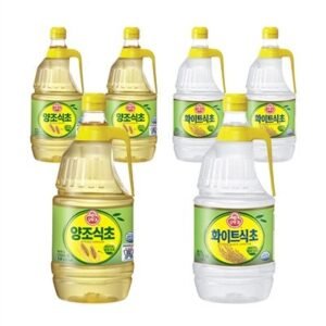 [슈퍼적립] 오뚜기 양조 식초 1.8L 3개+화이트 식초 1.8L 3개 외 3종