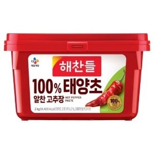 해찬들 100% 태양초 알찬 고추장, 2kg (1개) (2kg × 1개)