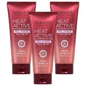 케라시스 히트 액티브 극손상 바르는 트리트먼트, 220ml (3개) (220ml × 3개)