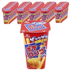 모리나가 포테 롱 소금맛, 45g (30개) (45g × 30개)