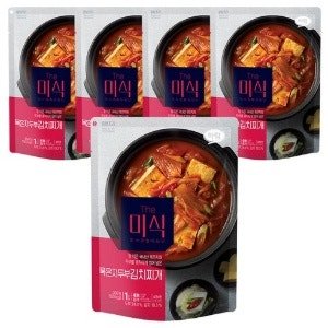 더미식 묵은지두부김치찌개, 350g (5개) (350g x 5개)