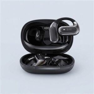 브리츠 무선 블루투스 이어폰, BZ-RX7Pro, 오픈형, 귀걸이형, ENC, 방수, 블랙, 1개