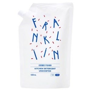 FRANKLIIN 유아용 주방세제 리필, 450ml (1개) (450ml × 1개)