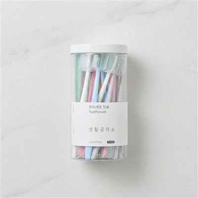 생활공작소 초미세모 칫솔, 24개입, 1개