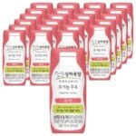 상하목장 유기농 멸균우유 딸기맛, 125ml (24개) (125ml × 24개)