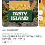 새콤달콤 제주 하우스감귤 2kg 소과