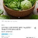 국내산 신선한 유러피안 샐러드 1kg 실중량